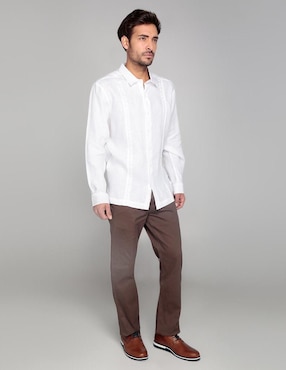 Camisa de vestir Ábito de manga larga para hombre