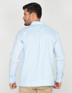 Guayabera manga larga R Street para hombre
