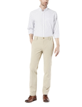 Pantalón de vestir slim Dockers de algodón para hombre