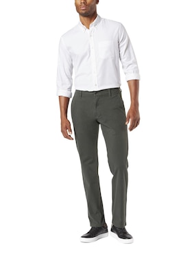 Pantalón recto Dockers de algodón para hombre