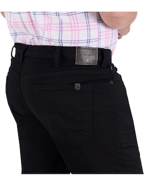 Jeans straight Yale lavado obscuro para hombre