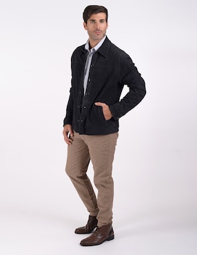 Chamarra casual Perry Ellis para hombre