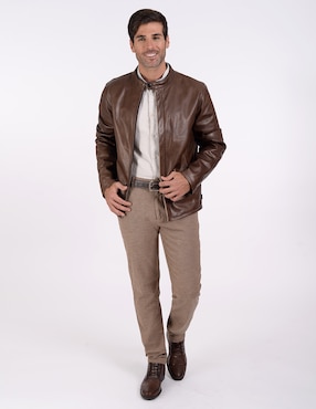 Chamarra casual Perry Ellis para hombre