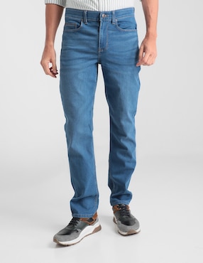 Jeans Slim Savane Lavado Claro Para Hombre