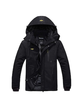 Chamarra casual Wtd impermeable con bolsillos para hombre