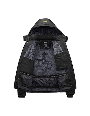 Chamarra casual Wtd impermeable con bolsillos para hombre