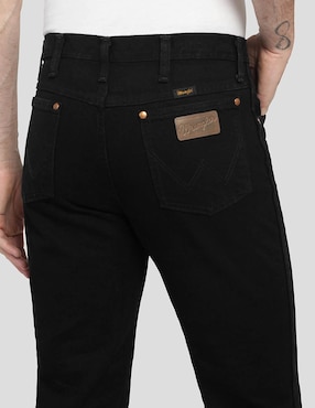 Jeans slim Wrangler lavado obscuro para hombre