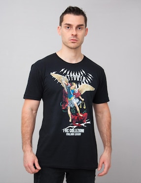 Playera FNC Collezioni cuello redondo para hombre