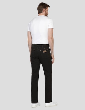 Jeans slim Wrangler lavado obscuro para hombre