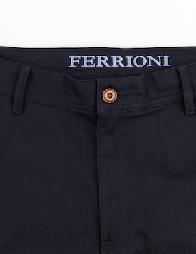Pantalón chino recto Ferrioni de algodón para hombre
