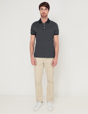 Pantalón slim Ferrioni de algodón para hombre