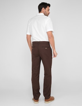 Pantalón recto Ferrioni de algodón para hombre