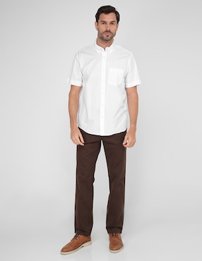 Pantalón recto Ferrioni de algodón para hombre