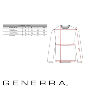 Playera Generra cuello redondo para hombre