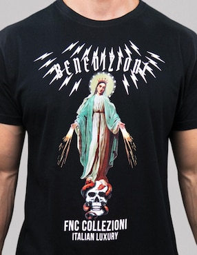 Playera FNC Collezioni cuello redondo para hombre