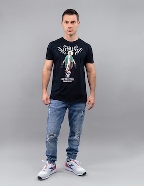 Playera FNC Collezioni cuello redondo para hombre