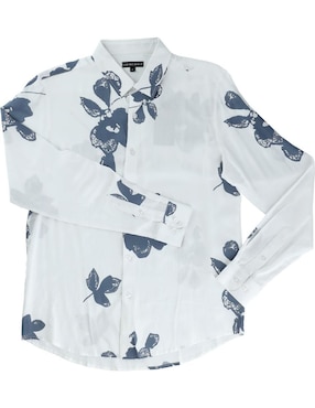 Camisa casual Generra de algodón manga larga para hombre