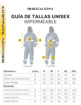Impermeable Beckon unisex