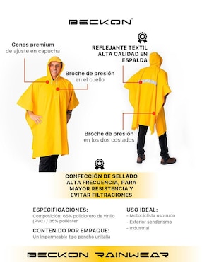 Impermeable Beckon para hombre