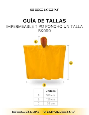 Impermeable Beckon para hombre