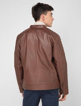 Chamarra casual Perry Ellis con bolsillos para hombre