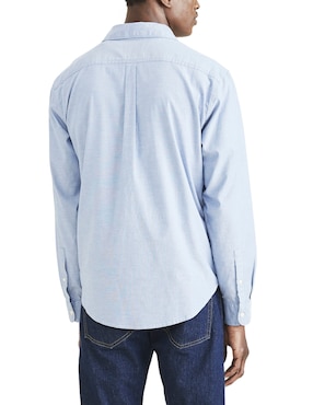 Camisa casual Dockers manga larga para hombre