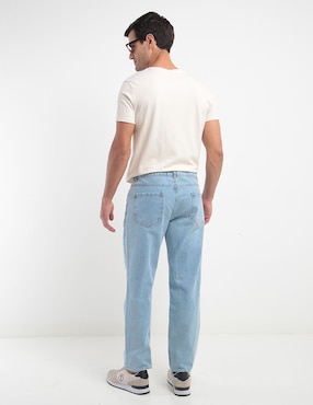 Jeans regular Regent Street lavado claro para hombre