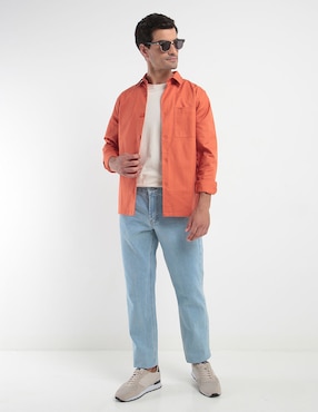Jeans regular Regent Street lavado claro para hombre