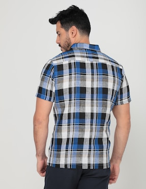 Camisa casual JBE de manga corta para hombre