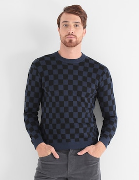 Sueter Moderno cuello redondo para hombre
