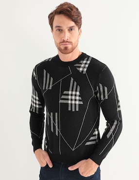 Sueter Moderno cuello redondo para hombre