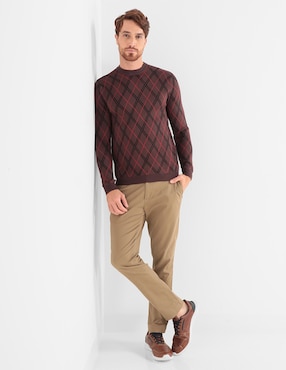 Sueter Moderno cuello redondo para hombre
