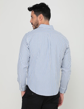 Camisa casual Dockers de algodón manga larga para hombre