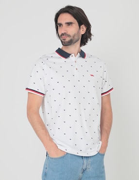 Playera Tipo Polo Ferrioni Para Hombre