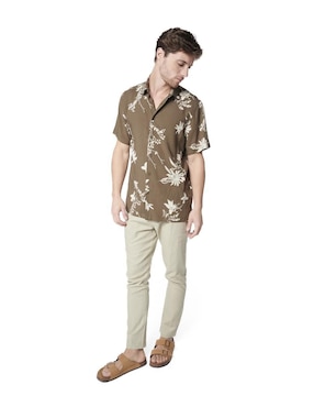 Camisa casual Generra manga corta para hombre