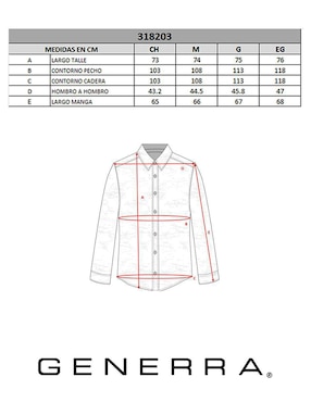 Bermuda Generra de algodón para hombre