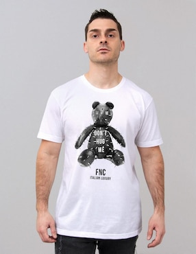 Playera FNC Collezioni Cuello Redondo Para Hombre