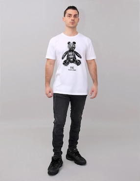 Playera FNC Collezioni cuello redondo para hombre
