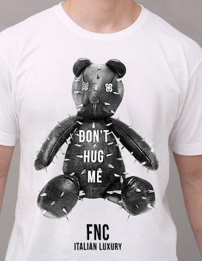 Playera FNC Collezioni cuello redondo para hombre