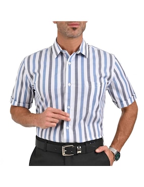 Camisa Casual Yale Manga Corta Para Hombre