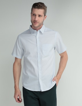 Camisa Casual Old Navy De Algodón Manga Corta Para Hombre