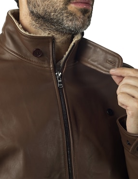 Chamarra casual Perry Ellis con bolsillos para hombre