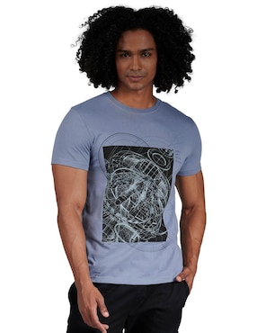 Playera Generra Cuello Redondo Para Hombre