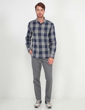 Pantalón recto Dockers de algodón para hombre