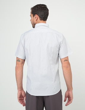 Camisa casual Dioro de algodón manga corta para hombre