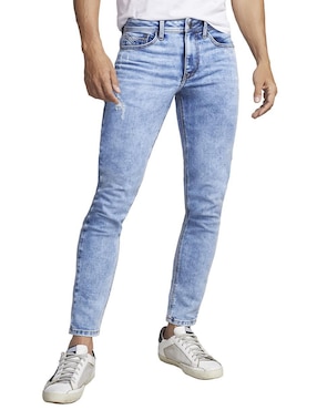 Seven Jeans Super Skinny Lavado Acid Wash Para Hombre