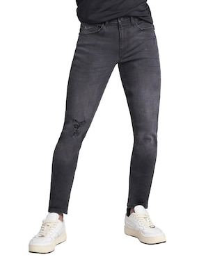 Seven Jeans Super Skinny Lavado Desgastado Para Hombre