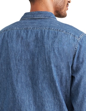 Camisa casual Dockers de algodón manga larga para hombre