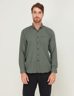 Camisa Casual Dioro De Manga Larga Para Hombre