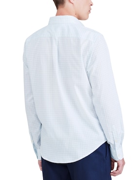 Camisa casual Dockers de algodón manga larga para hombre